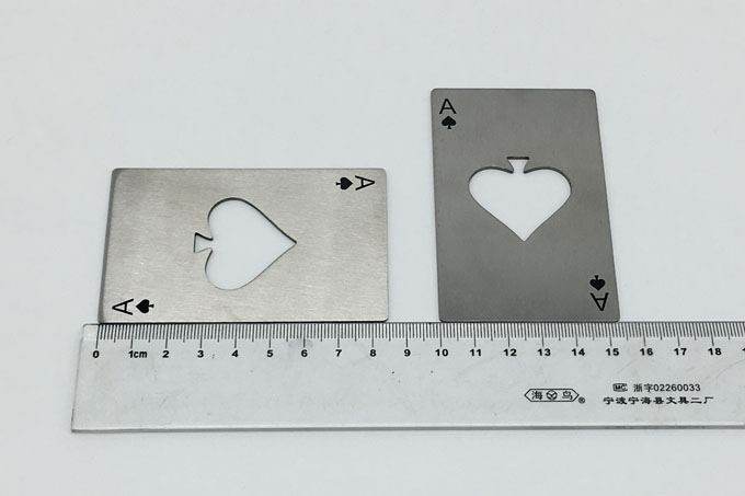 poker card beer bottle opener