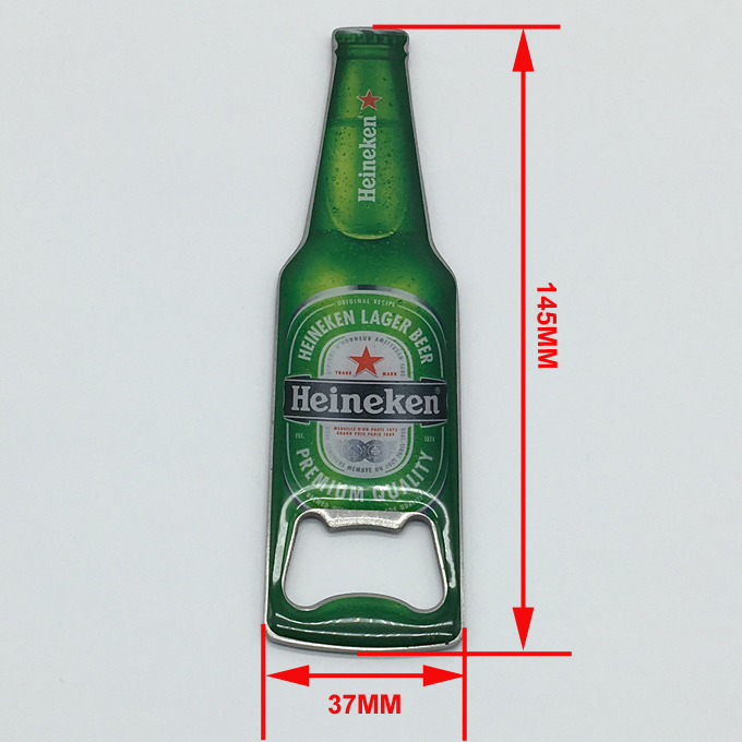 bottle shaped opener magnet