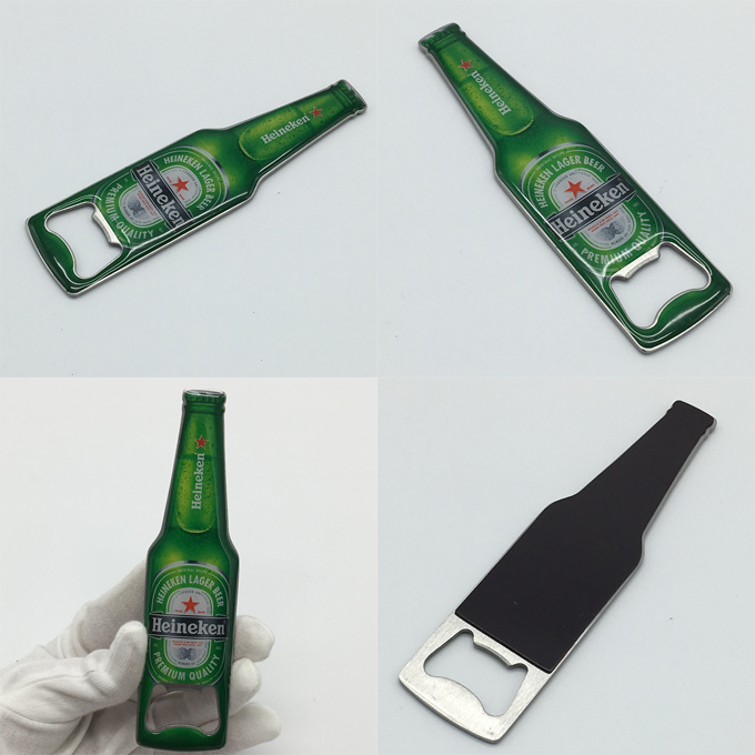 bottle shaped opener magnet fridge