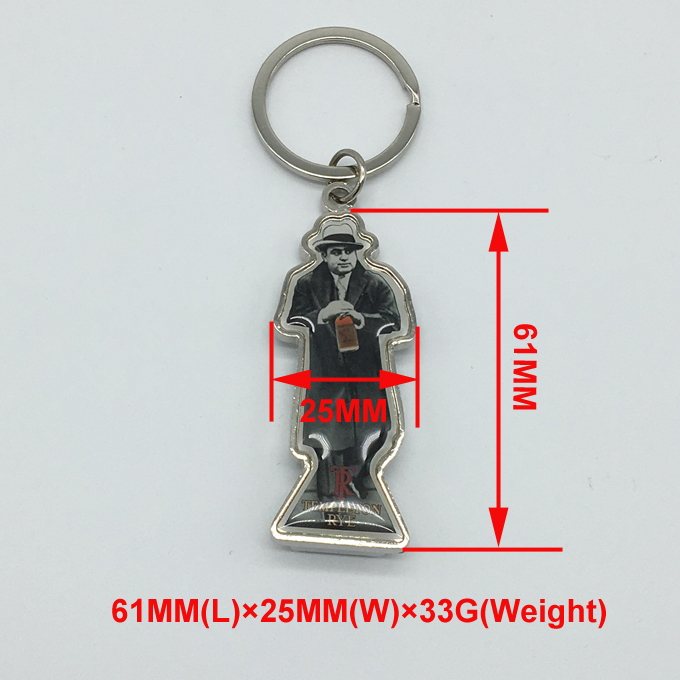 human shaped bottle opener keychain