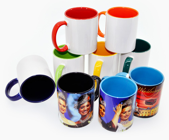 two tone sublimation mug