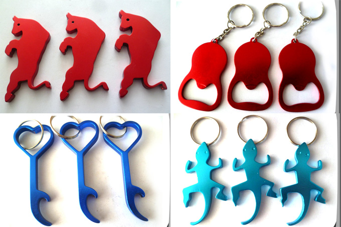 guitar shaped bottle opener keychain