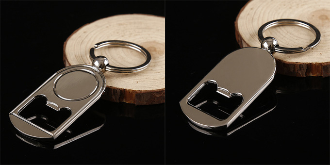 oval shaped keychain