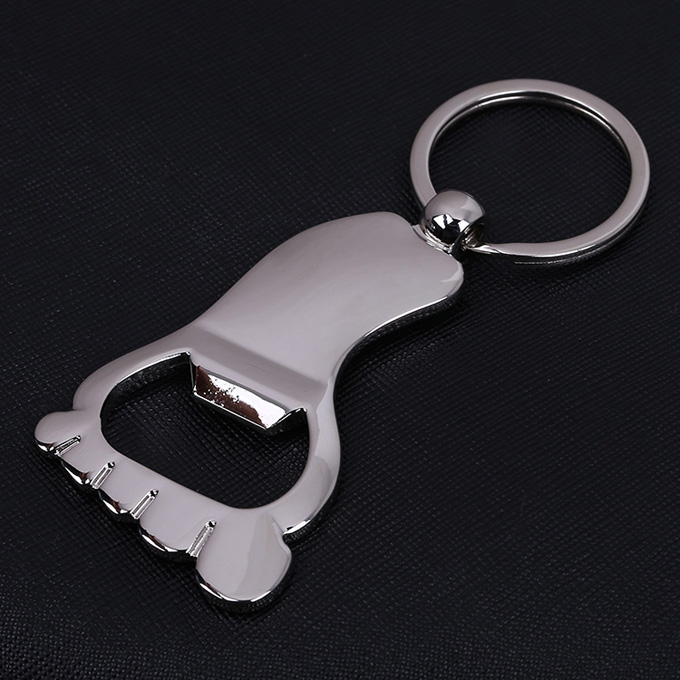 foot shaped keychain